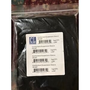 Comfortland Knee Set of 3  Suspension Sleeve Wrap Size Universal CK-007 BLACK
